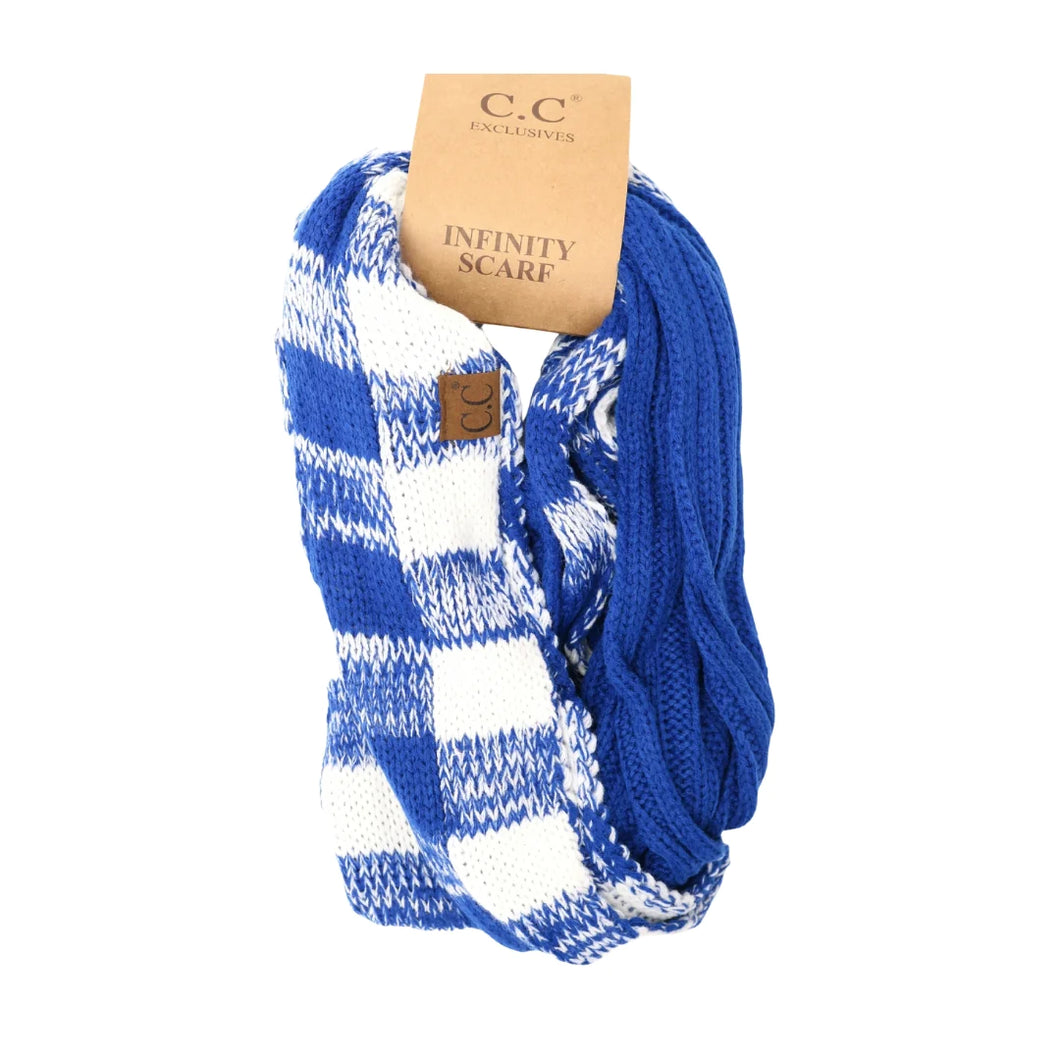 Buffalo Check Print CC Scarf