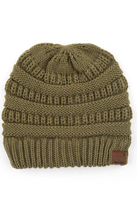 Criss-Cross Knit Beanie